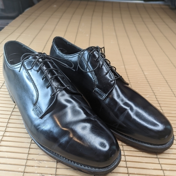 Florsheim Mens Midtown Plain Toe Oxford Black Leather Size 11EEE.   Great Condit - Picture 3 of 11